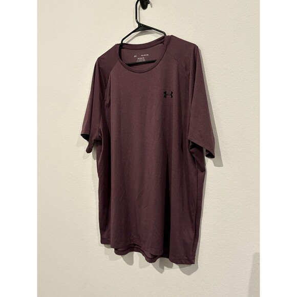 Under Armour Purple Men’s T-Shirt Size XXL 2X - Picture 3 of 8